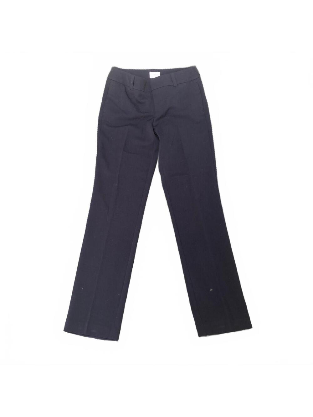 Merona Classic Women's Dress Pants Size 2 Navy Blue Stretch